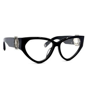 New! PHILIPP PLEIN Eyeglasses Plein Capture Crystal VPP163S Col.700K, Authentic